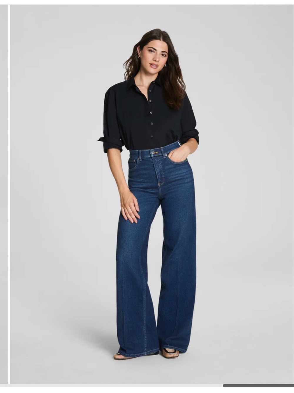 SPANX High-Rise Wide Leg Jeans Authentic 360 - Regular Large